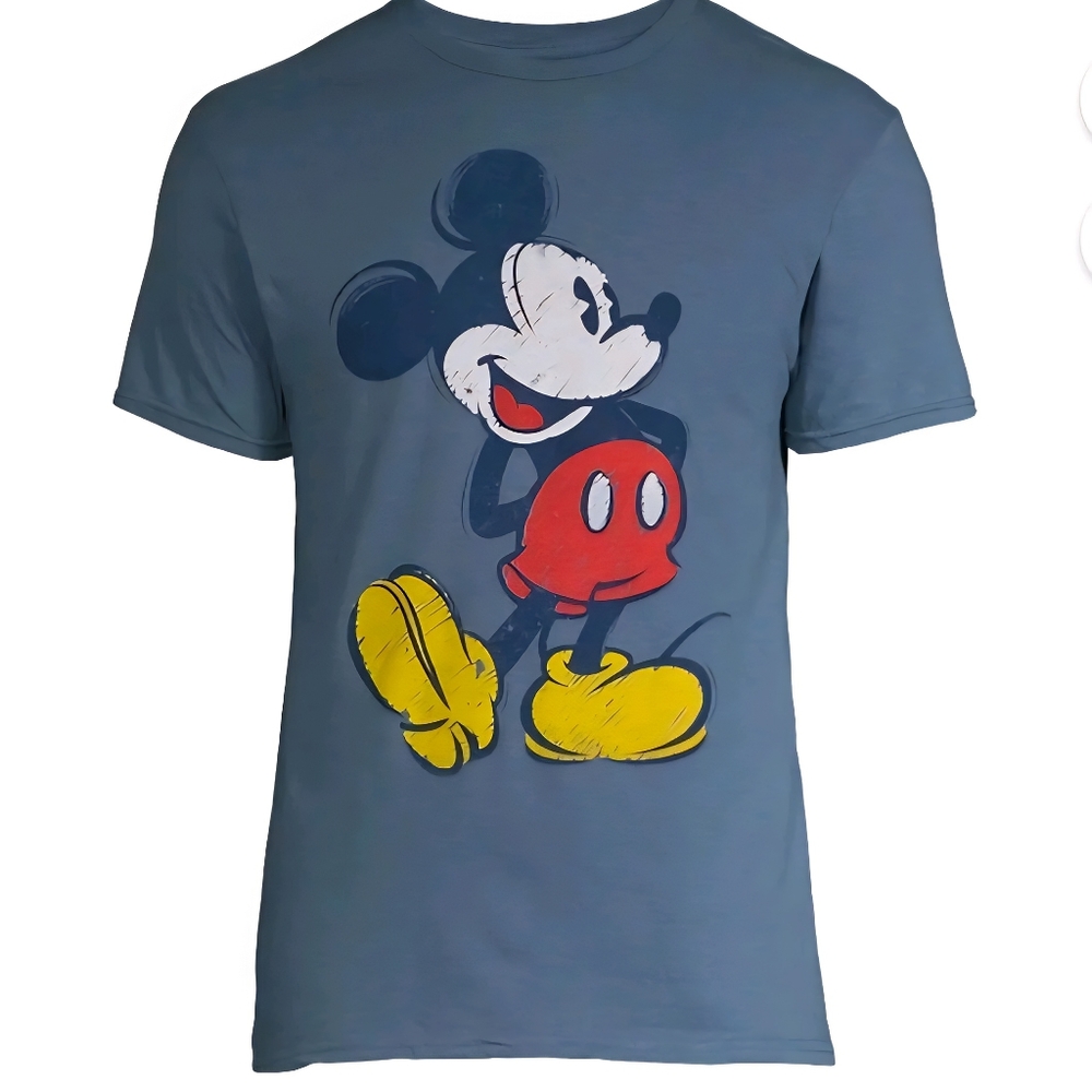 Men's Blue Graphic T-Shirt